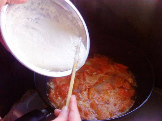 Winter Solstice Warm Breakfast - Tomato Shrimp Noodle Fish Soup Cooking Steps