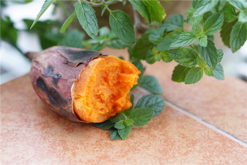 Clay Pot Roasted Sweet Potatoes