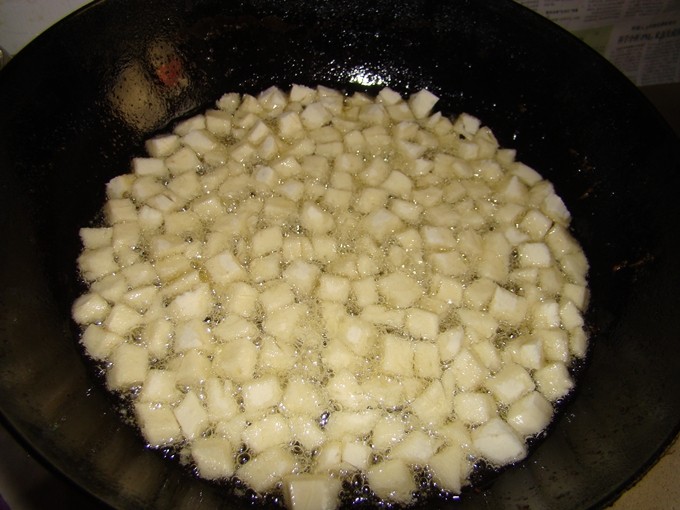 Steps for Shrimp and Steamed Bun Stir Fry