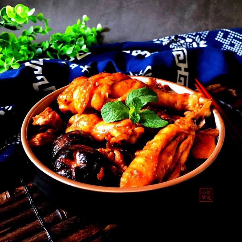 Braised Chicken with Shiitake Mushrooms