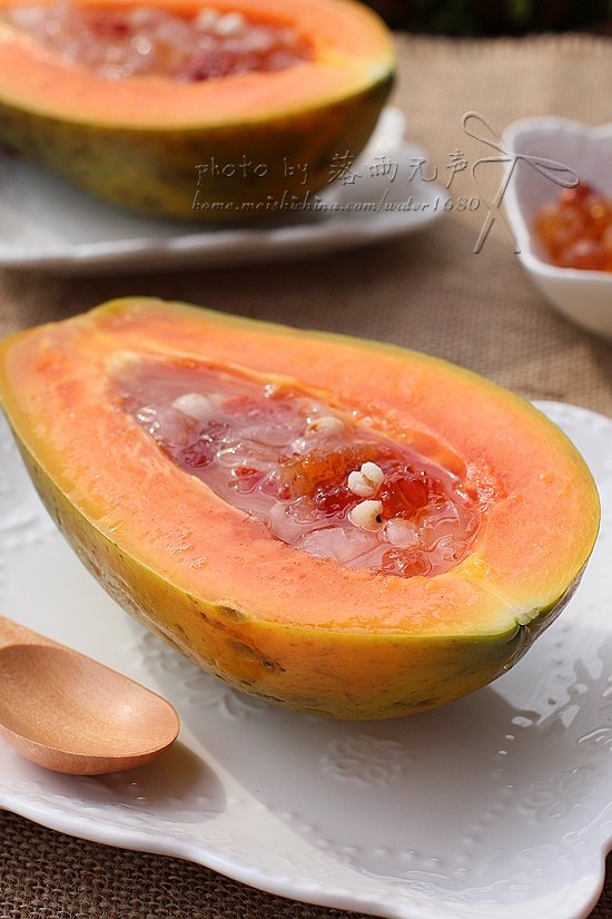 Papaya and Peach Resin Beauty Soup