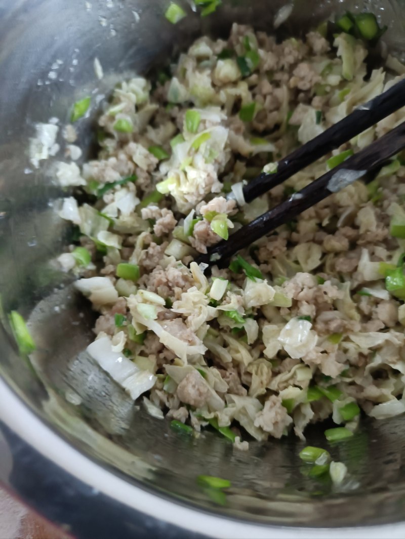 Steps for making 'Chinese Cabbage' Chive and Chinese Cabbage Buns