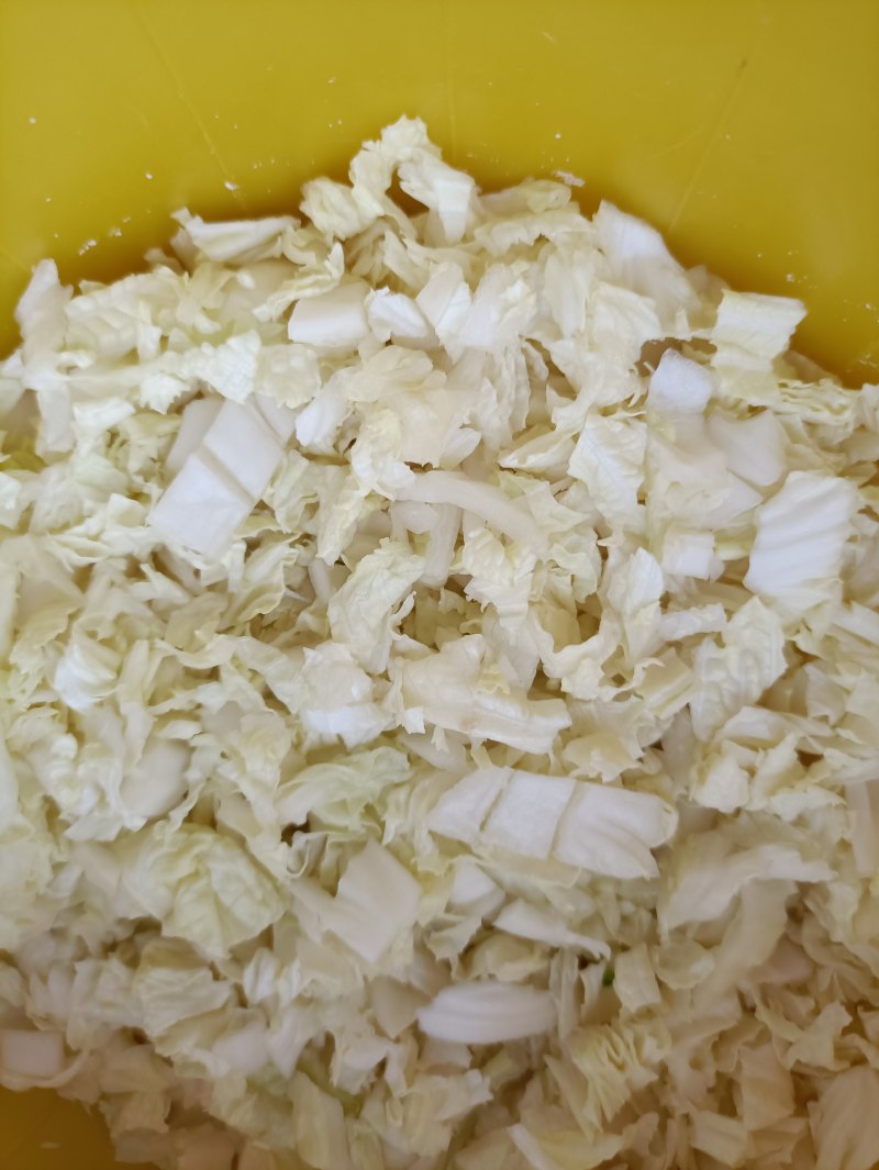 Steps for making 'Chinese Cabbage' Chive and Chinese Cabbage Buns