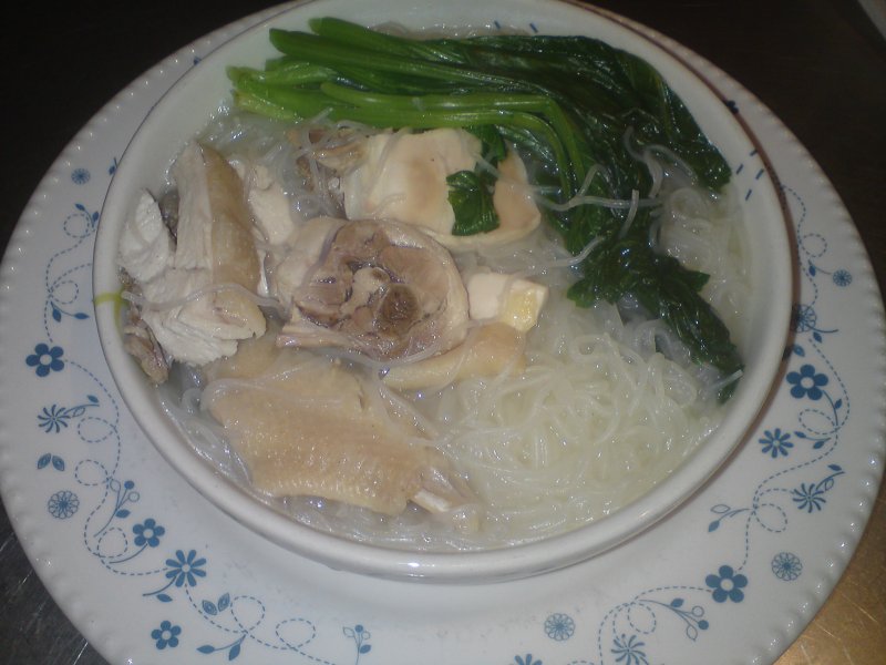 Salted Chicken Rice Noodles