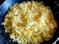 【Golden Wrapped Silver Egg Fried Rice】Cooking Steps