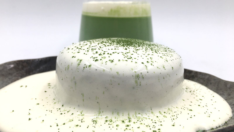 Matcha Snow Mountain Pudding, with a soft and smooth texture, rich matcha flavor, refreshing and not greasy, and delicious. Cooking steps