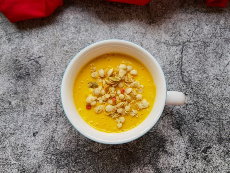 Peach Pumpkin Yogurt Smoothie