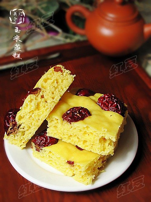 Delicious Snack - Steamed Corn Cake