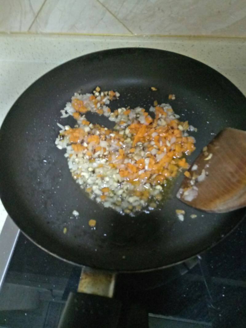 Fried Rice Cooking Steps