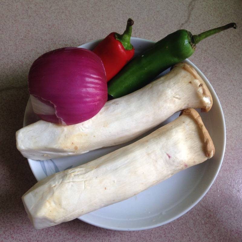 Steps for cooking Three Cup Mushroom