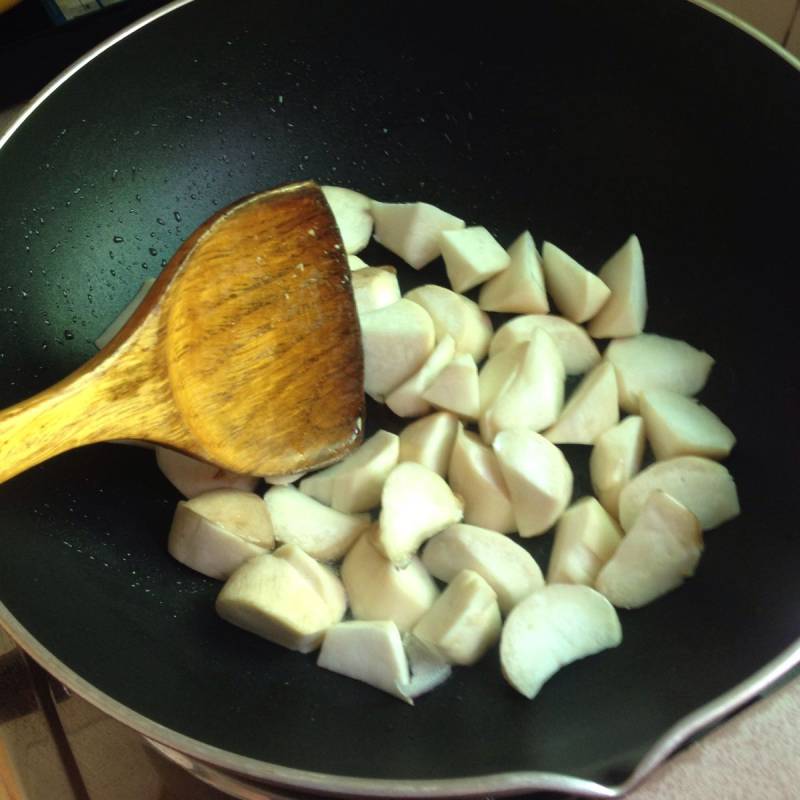 Steps for cooking Three Cup Mushroom