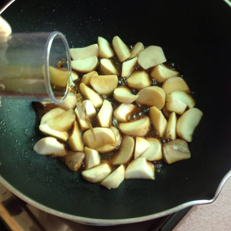 Steps for cooking Three Cup Mushroom