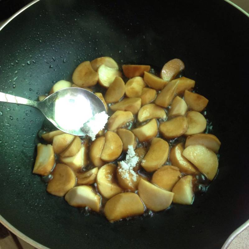 Steps for cooking Three Cup Mushroom