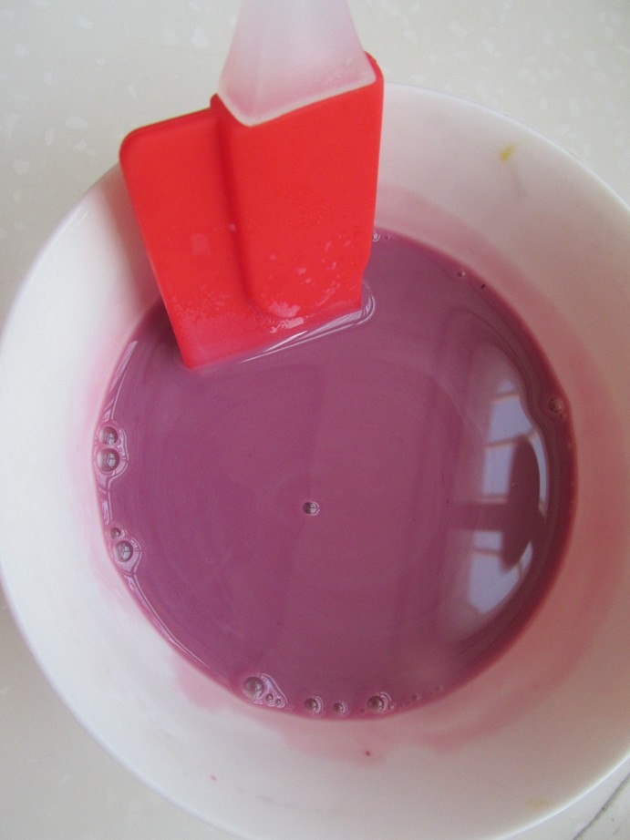 Steps to Make Blueberry Bicolor Mousse