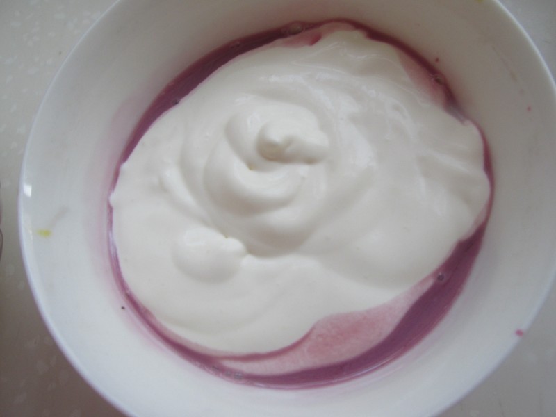 Steps to Make Blueberry Bicolor Mousse