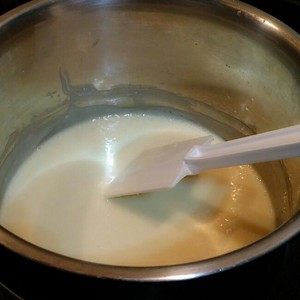 White Chocolate Mousse Making Steps