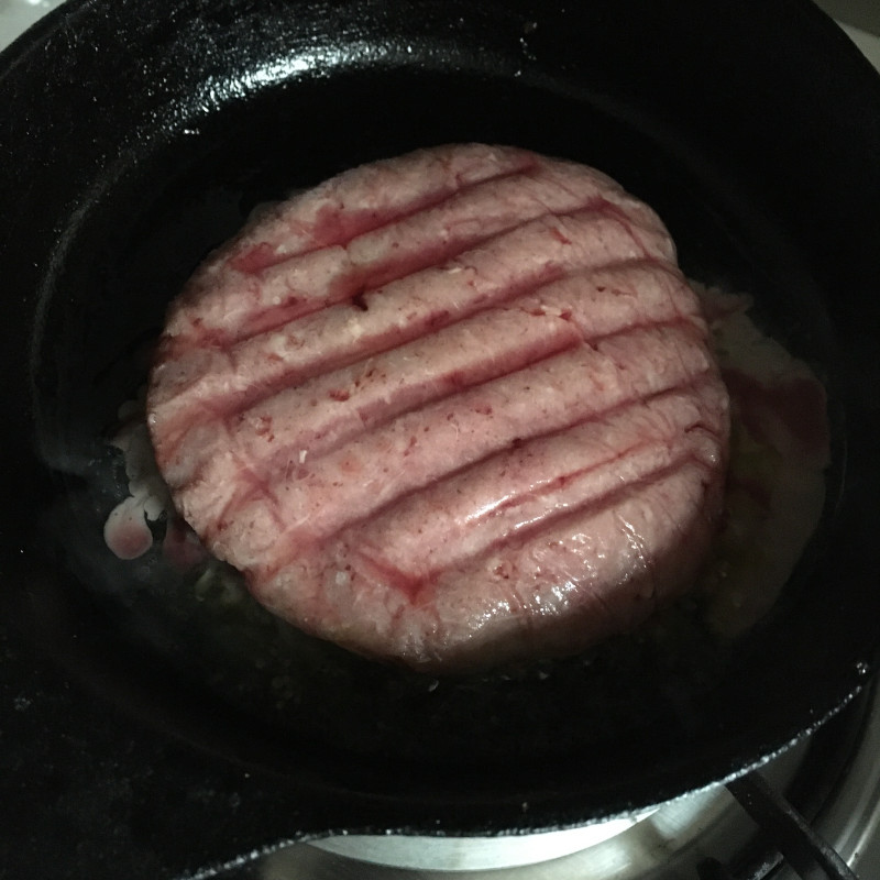 Steps for Making Beef Patty Cabbage Salad