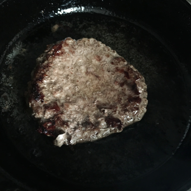 Steps for Making Beef Patty Cabbage Salad