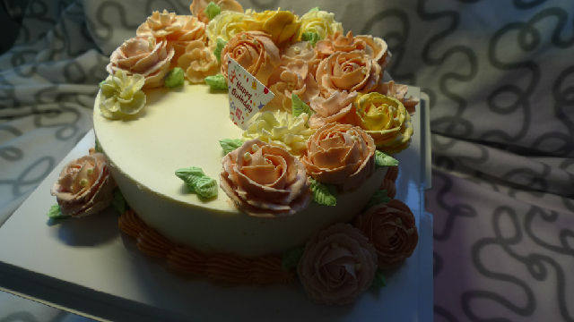 Korean Buttercream Flower Cake