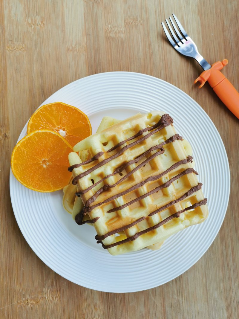 Coconut Waffle Making Steps