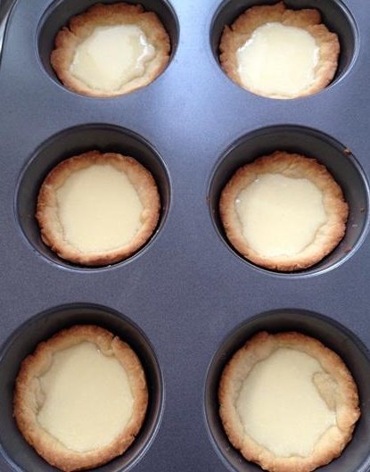 Steps for Making Coconut Cheese Tart