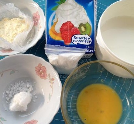 Steps for Making Coconut Cheese Tart