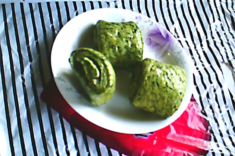 Scallion Spinach Roll