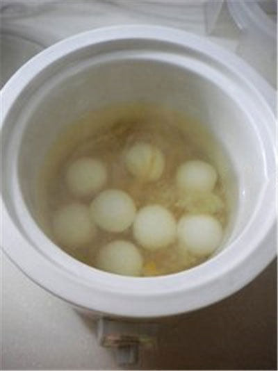 Dong Yan Wo Sweet Glutinous Rice Balls Cooking Steps