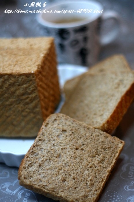 Soft Whole Wheat Toast - Tangzhong Whole Wheat Toast