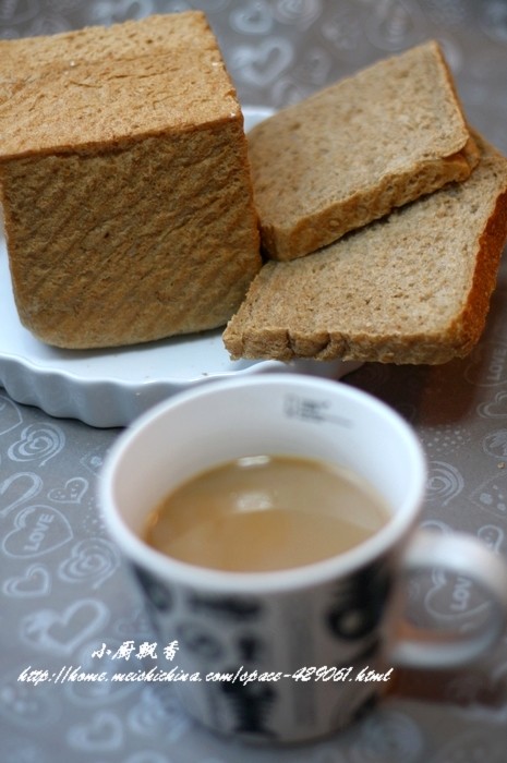 Soft Whole Wheat Toast - Tangzhong Whole Wheat Toast