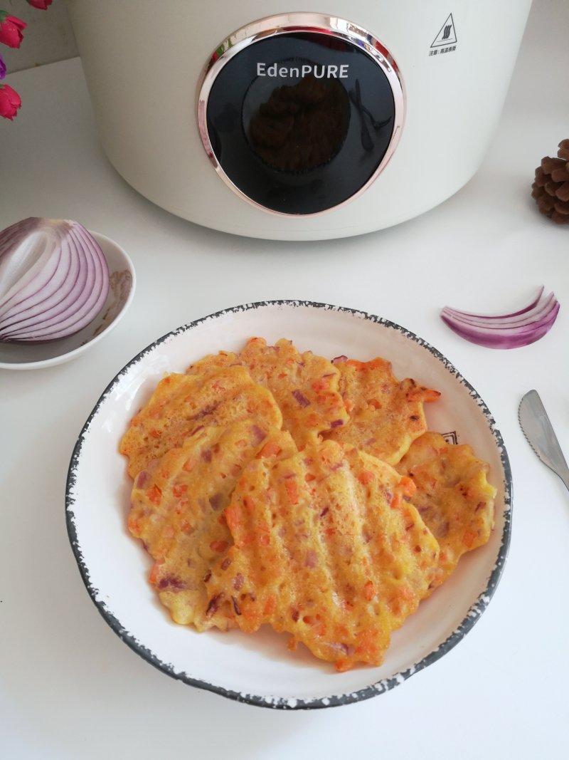 Onion Carrot Coarse Grain Pancake