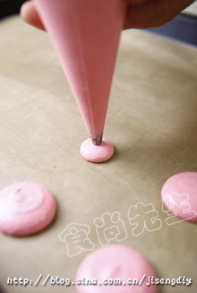 Step-by-Step Process of Making Rose Macarons