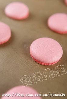 Step-by-Step Process of Making Rose Macarons