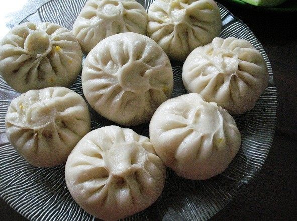 Steps for Making Pumpkin Buns