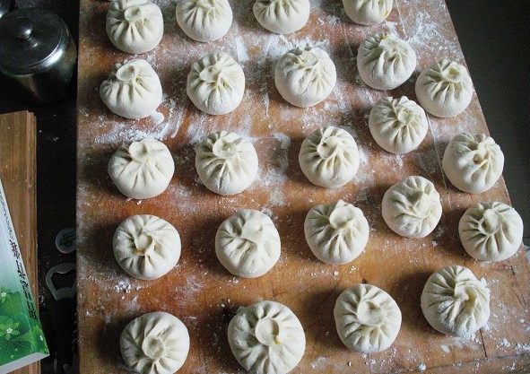 Steps for Making Pumpkin Buns