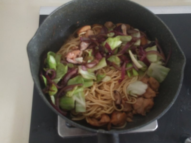 Teriyaki Chicken Stir-Fry Noodles Step by Step