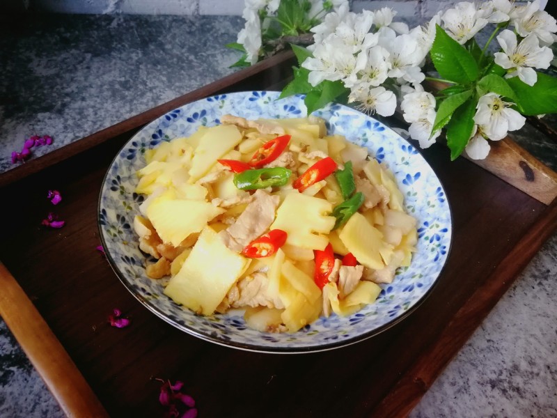 Steps for Stir-Fried Pork with Bamboo Shoots