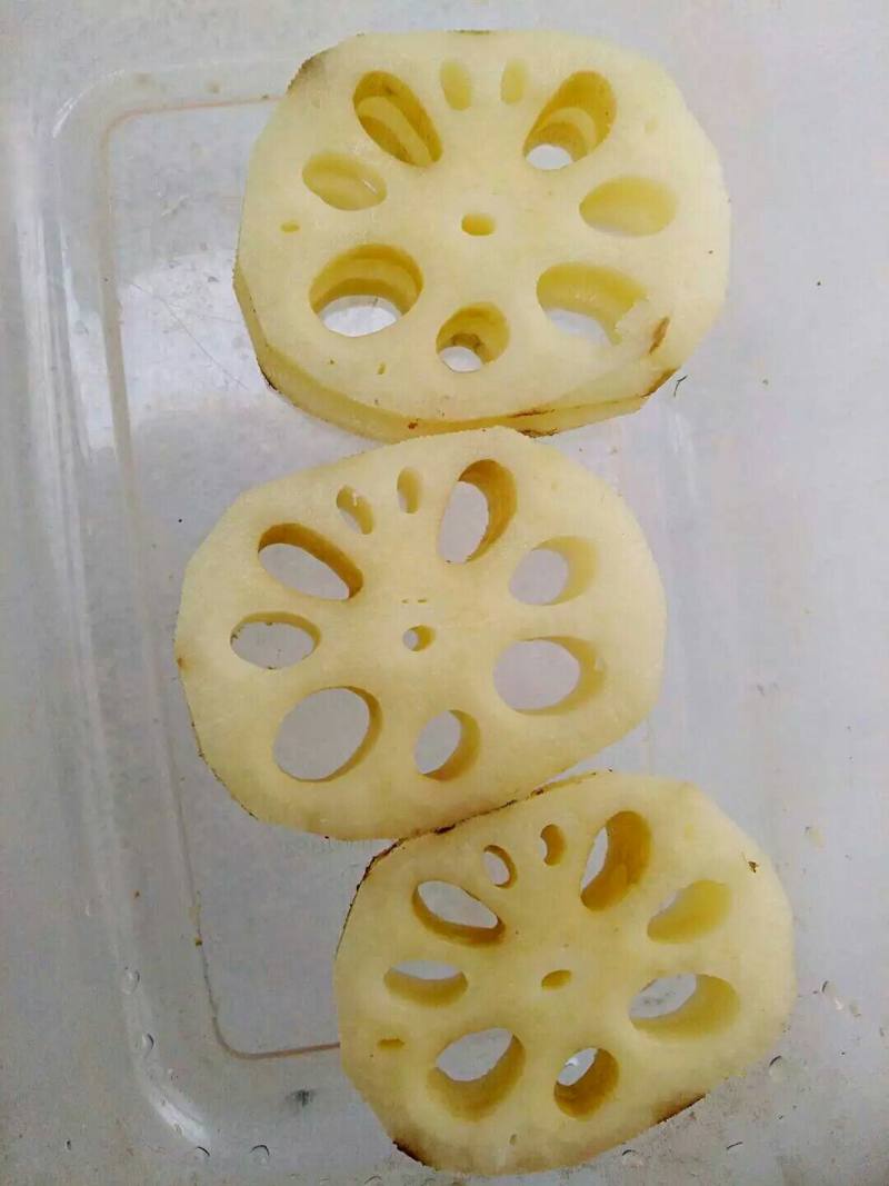 Steps to Make Crispy Meat Lotus Root Box