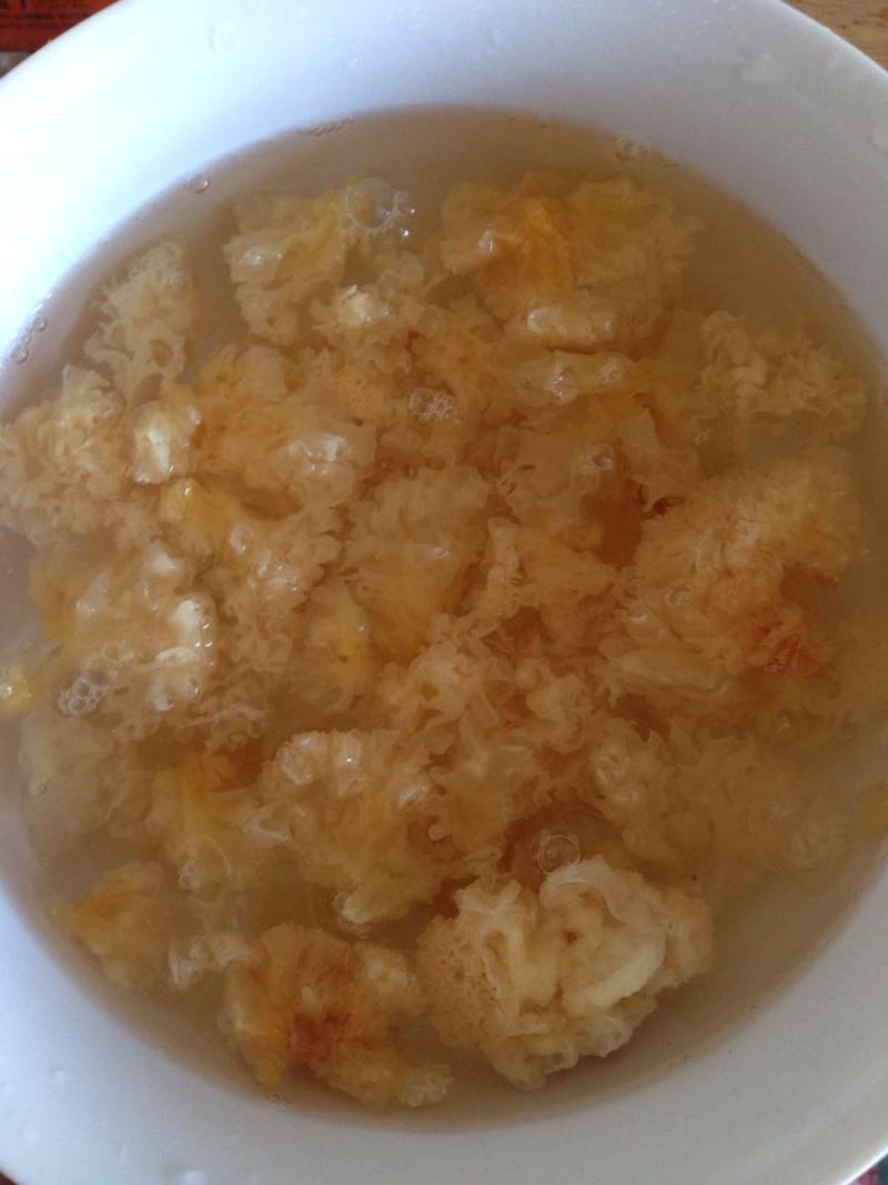 Super Nourishing Soap Rice and Tremella Soup Making Steps