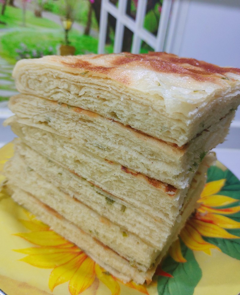 Chinese Scallion Pancake Making Steps