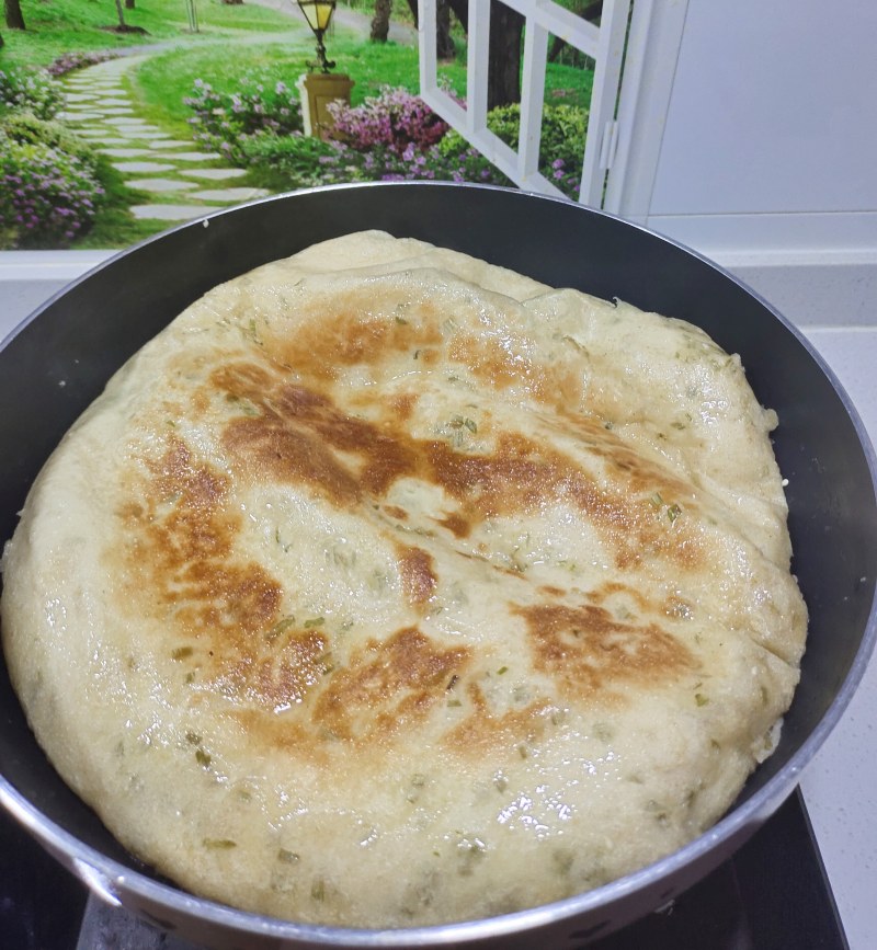 Chinese Scallion Pancake Making Steps