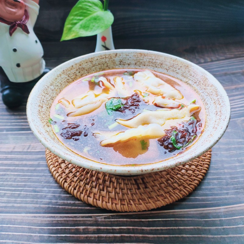 Zucchini Sour Soup Dumplings