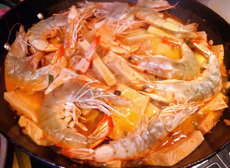 Mingxia Chicken Feet and Shrimp Hot Pot #Cooking a Feast with Leftover Ingredients# Cooking Steps