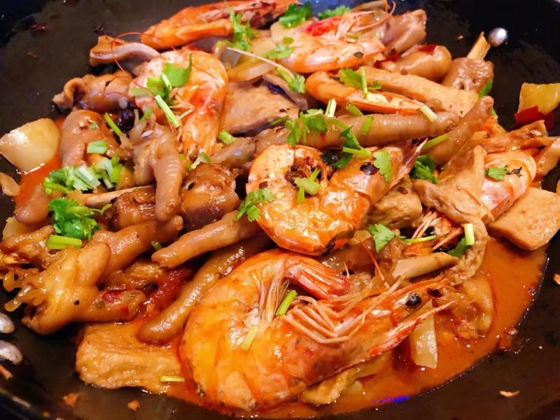 Mingxia Chicken Feet and Shrimp Hot Pot #Cooking a Feast with Leftover Ingredients# Cooking Steps