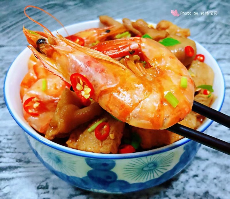 Mingxia Chicken Feet and Shrimp Hot Pot #Cooking a Feast with Leftover Ingredients# Cooking Steps