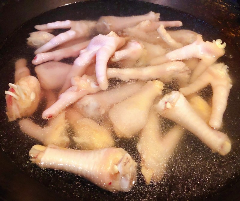 Mingxia Chicken Feet and Shrimp Hot Pot #Cooking a Feast with Leftover Ingredients# Cooking Steps