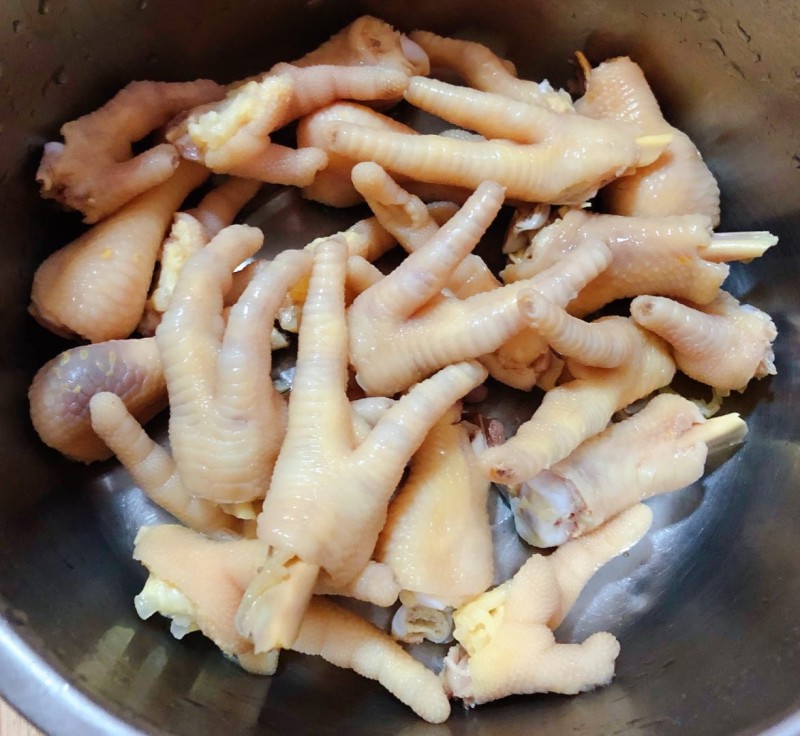 Mingxia Chicken Feet and Shrimp Hot Pot #Cooking a Feast with Leftover Ingredients# Cooking Steps