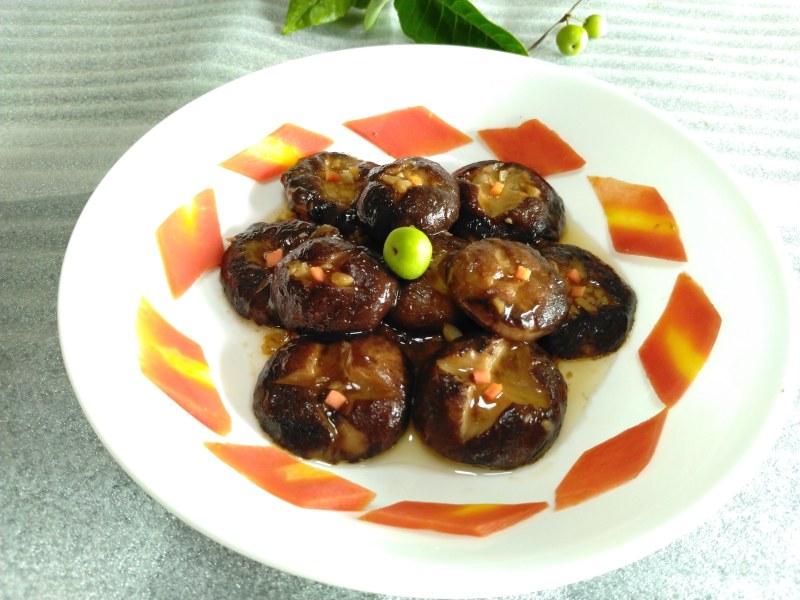 Red Braised Mushrooms