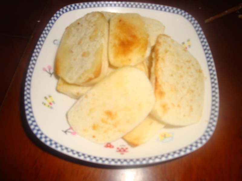 Easy Pan-Fried Steamed Bun Slices