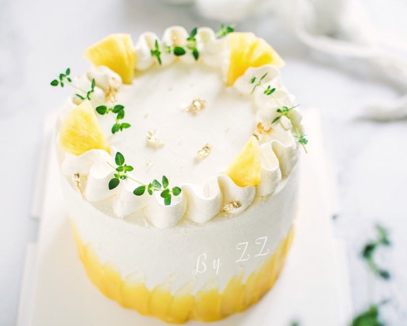 Cooking Steps for Passion Fruit Pineapple Cream Cake